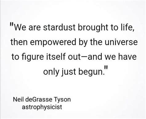 We Are Stardust Brought To Life A Quote From Neil Degrasse Tyson