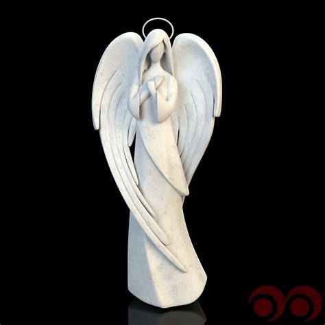 Heavens Angel Cast Bronze 3d Model 69 3ds Blend C4d Fbx Max Ma