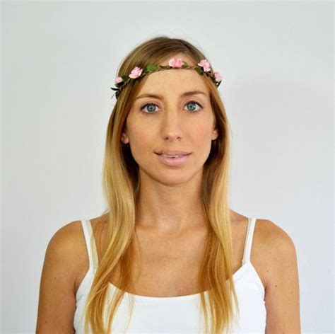 Flower Crown Headband Hippie 70s Style Bohemian By Winchas On Etsy