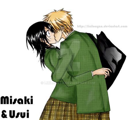 Usui And Misaki Kiss By Lixiloayza On Deviantart