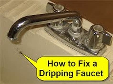If water is dripping out from under your faucet handle, then a possible solution is to replace the bonnet. How to Fix a Dripping Faucet - YouTube