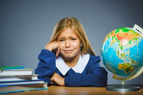 Crying Girl School Desk Stock Photos Free And Royalty Free Stock Photos
