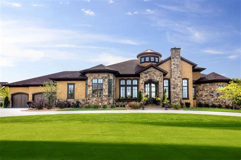 Luxury 4 Tuscan Ranch House Plan 89978ah Architectural Designs