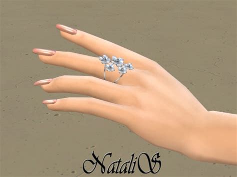 The Sims Resource Multi Flower Ring By Natalis Sims 4 Downloads