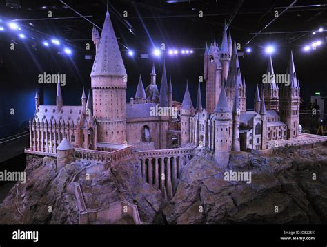 The Making Of Harry Potter Hogwarts Castle Scale Model Media Stock