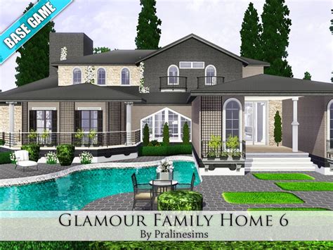 All sims downloads are divided into categories, look into the other ones to find what you are searching for. Pralinesims' Glamour Family Home 6
