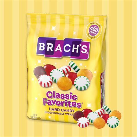 Brachs Classic Favorites Hard Candy Individually Wrapped Assorted