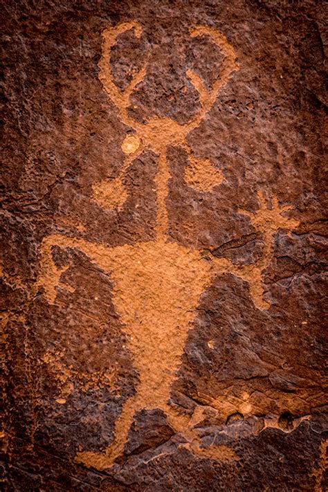 Moab Man Petroglyph Moab Utah Photographers Guide