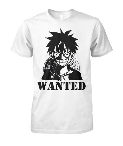Product Front View High Quality T Shirts Luffy One Piece Things To
