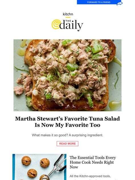 Kitchn Martha Stewarts Favorite Tuna Salad Is Now My Favorite Too The
