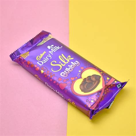 Cadbury Dairy Milk Silk Bubbly Chocolate Bar 120 G