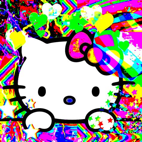 💖💛💚💙💜 Hello Kitty Aesthetic Anime Scene Core