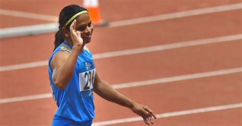 Dutee chand celebrates after her second place in the women's 100m final at the asian games in chand wants to continue running until the 2024 olympics. Dutee Chand opens up on her relationship, says partner ...