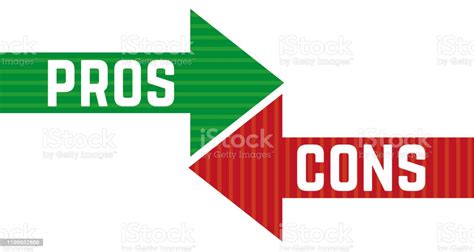 Pros And Cons For Business Stock Illustration Download