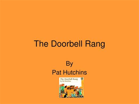 Ppt The Doorbell Rang Powerpoint Presentation Id274631