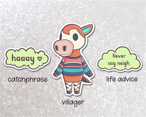 Papi Vinyl Sticker Animal Crossing New Horizons Etsy