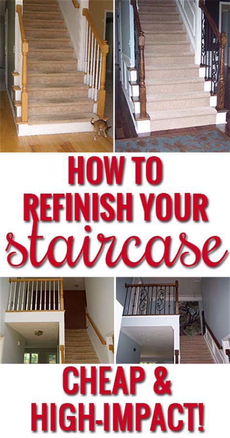 How To Refinish And Update Wood Stair Railings