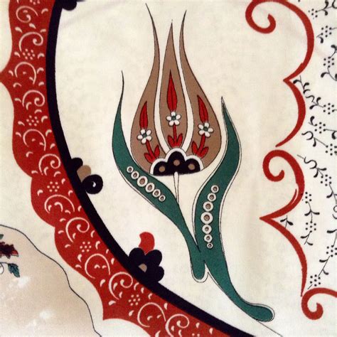 Ottoman Tulip Motif Islamic Art Pattern Turkish Art Turkish Pottery