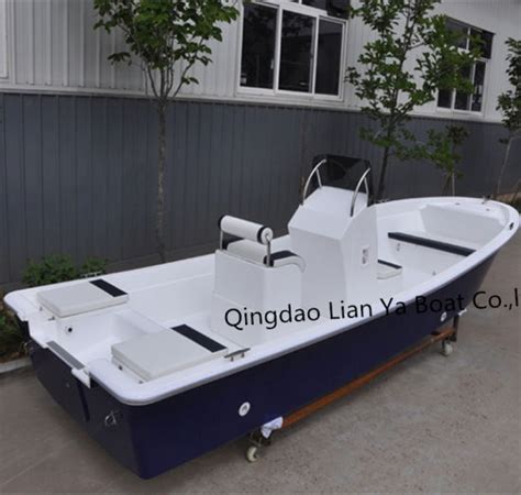 China Liya 19feet Deep V Hull Panga Boat Fiberglass
