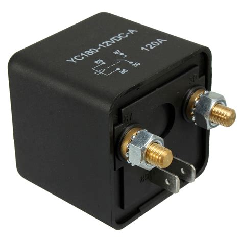Car Auto Split Charge 12v 120a Onoff Relay Switch 4 Pin 4 Terminals