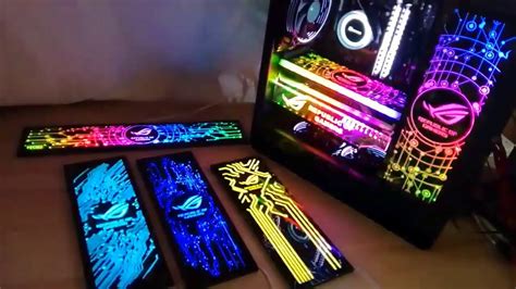 Mod Rgb Lighting Panel For Pc Case Vga Backplate Youtube