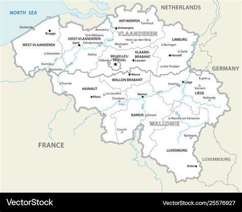 Belgium Political Map Political Map Of Belgium Belgium And Images