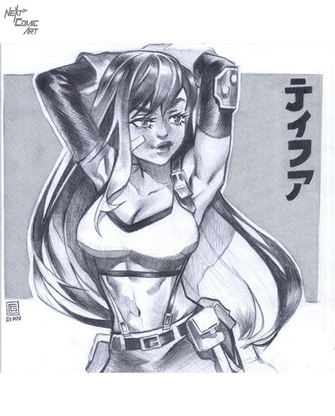 Commission Example Tifa Lockheart From Final Fantasy Vii By Rian Gonzales