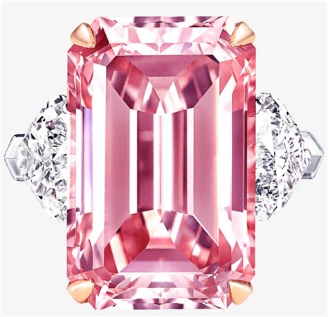 Laurence graff is often referred to as 'the king of diamonds,' and it is difficult not to see why when two of his jewelry makes the top five of most expensive amounts ever paid for a ring. Top View Of A Graff Emerald Cut Pink Diamond Ring With ...