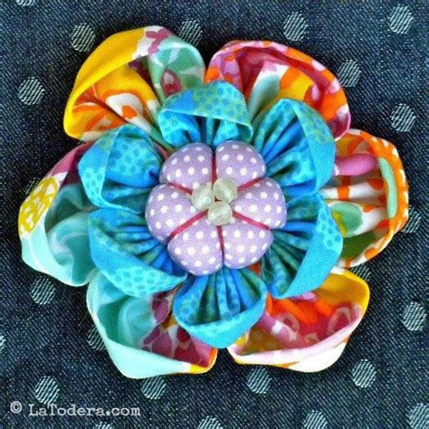 Fabric Flower Headbands Fabric Flower Pins Handmade Flowers Fabric