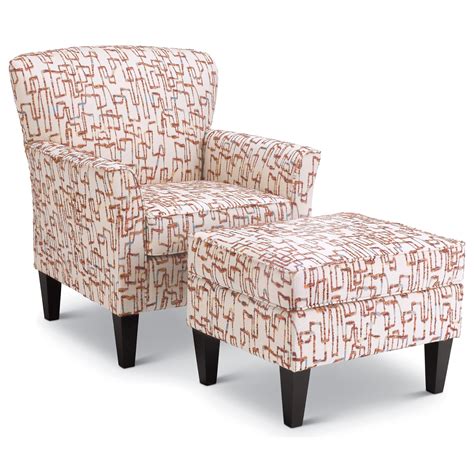 Best Home Furnishings Saydie Contemporary Chair And Ottoman Set
