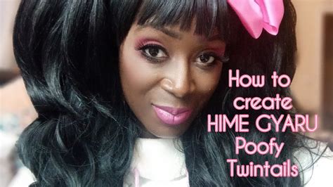 How To Create Hime Gyaru Poofy Twintails Youtube