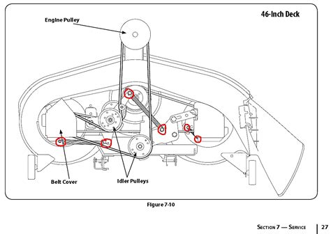 Craftsman 46 Mower Deck Belt Diagram