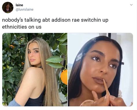 Tiktok Star Addison Rae Accused Of ‘blackfishing By Making Her Skin