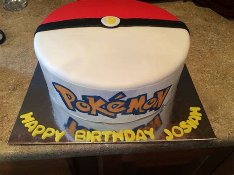 Pokemon Ball Cake Pokemon Cake Cake Birthday Cake