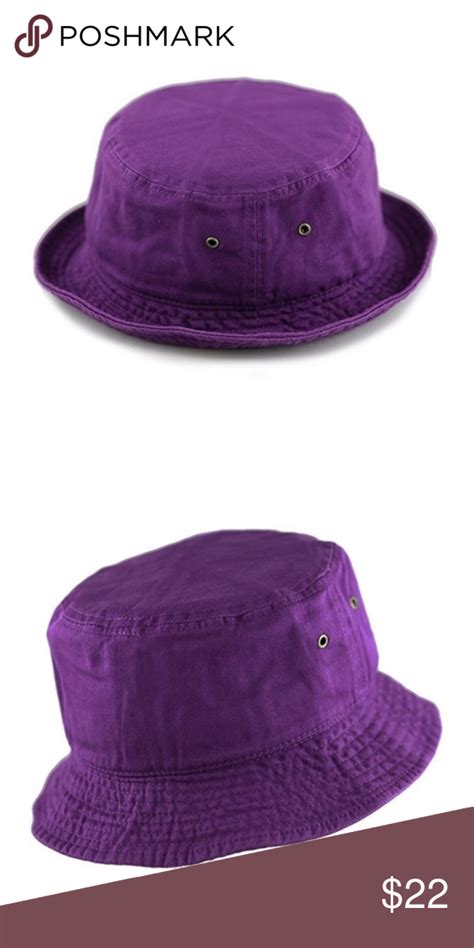 Unisex Purple Bucket Fishing Hat Unisex Purple Bucket Fishing Hat
