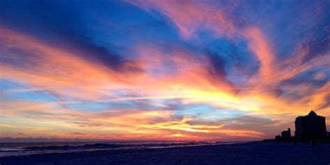 Sunset Pensacola Beach Beach Sunset Sunset