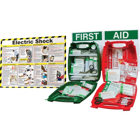 Comprehensive Electric Shock Poster First Aid Electric Shock And Burns