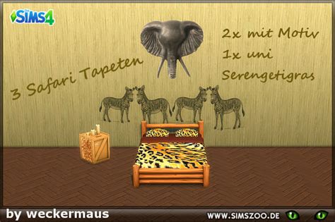 Blackys Sims 4 Zoo Wallset Africa By Weckermaus Download