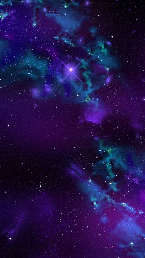 Aesthetic Galaxy Black And Purple Wallpaper Pictures