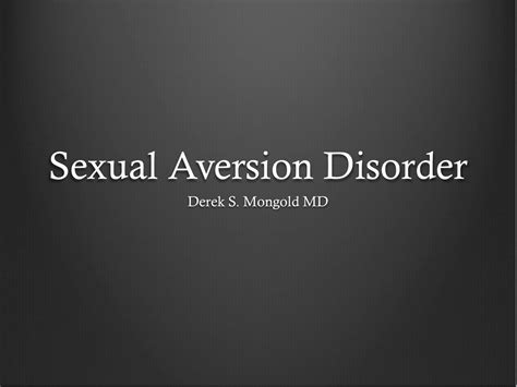 Psychiatry Lectures Sexual Desire Disorders