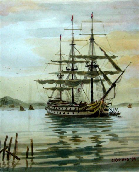 Old Ships Paintings By Chung Chee Kit The Art Of Chung