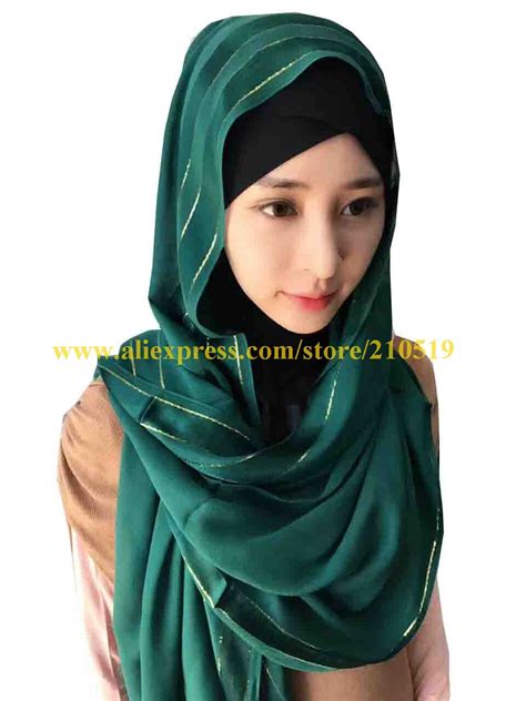 Pcs Bag Fashion Islamic Scarf Mulberry Silk Muslim Headscarfs Cm Free Shipping Muslim