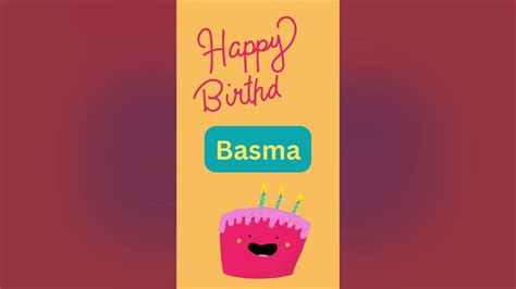 Happy Birthday Basma Youtube