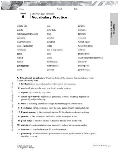 Chapter 8 From Dna To Proteins Vocabulary Practice Answers 2