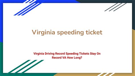Virginia Speeding Ticket By James Richerds Issuu