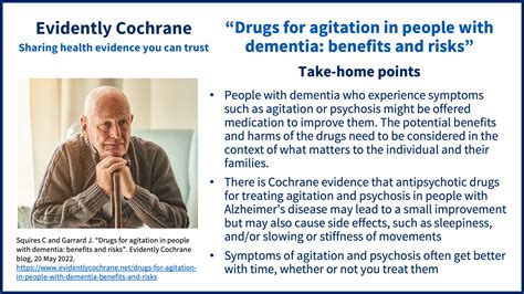Drugs For Agitation In People With Dementia Benefits And Risks