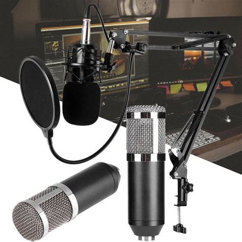 Bm 800 Professional Studio Recording Condenser Microphone 48dbc±2db