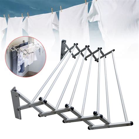 Foldable Clothes Airer Wall Mounted Household Retractable Laundry