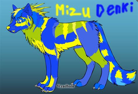 Mizu Denki The Electric Water Wolf By Meghen Uchiha On Deviantart