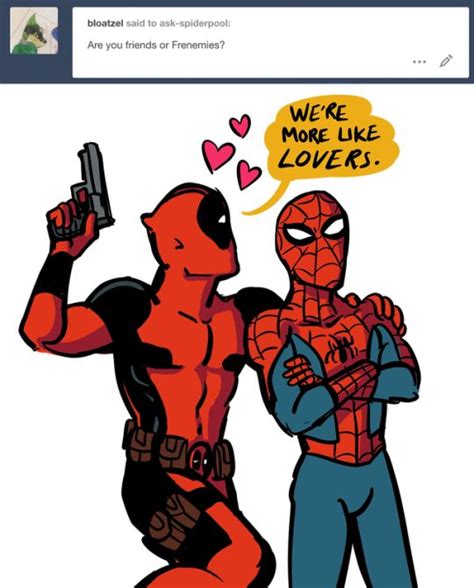 Pin By Gabriela Rodrigues On Spiderpool And Stony Deadpool And Spiderman Spideypool Avengers